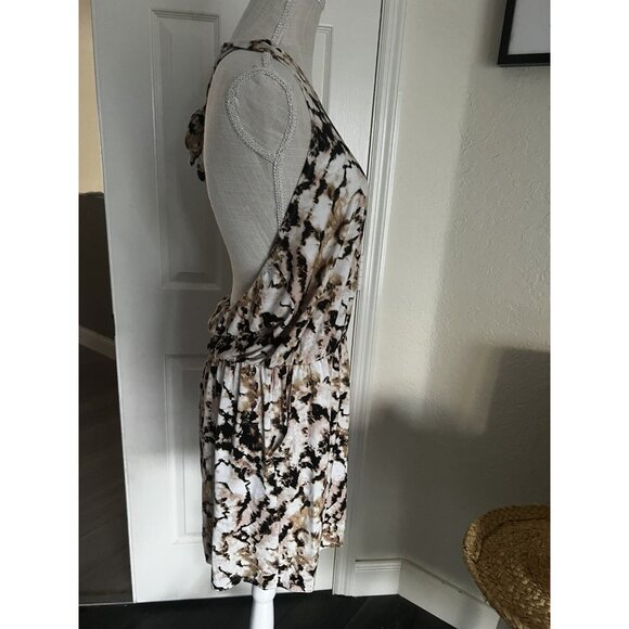 Versona Womens Open-Back Tie-Dye Print Sleeveless Romper size L - Picture 3 of 8